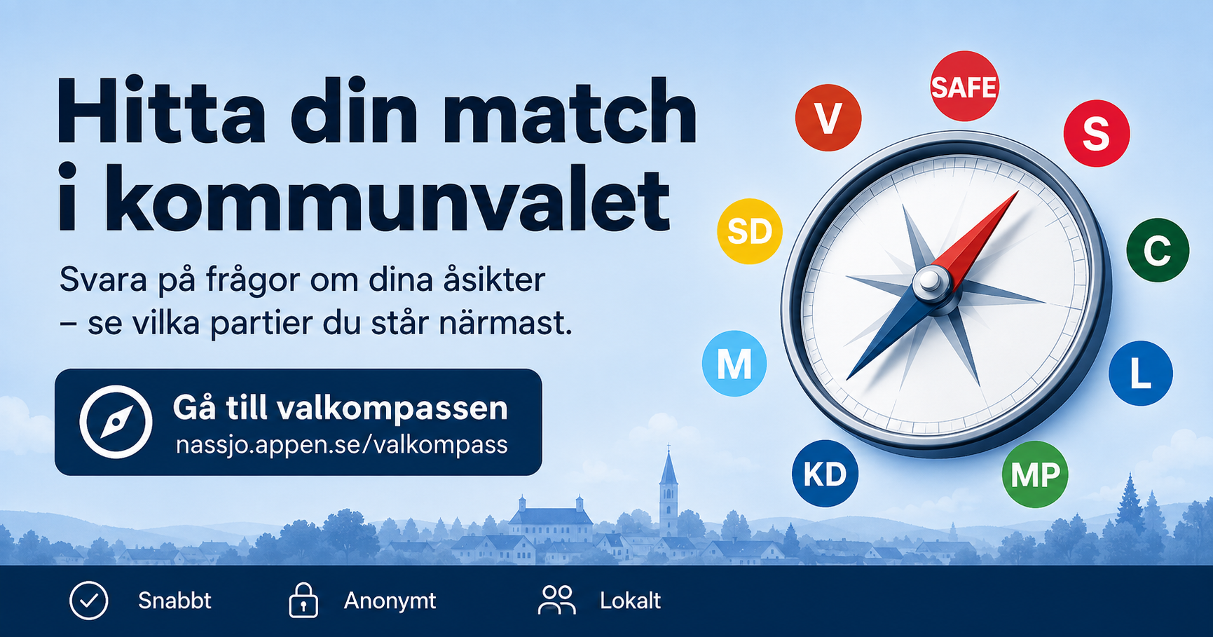 Hitta din match i kommunvalet